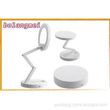 Eye Shield SMD Battery Led Table Lamp White Color , Foldabl